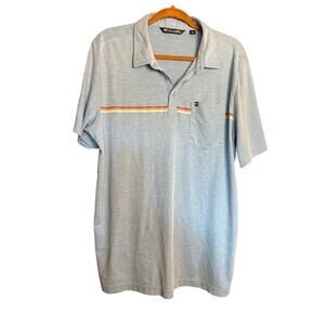 Blue Striped Travis Mathew Polo XL